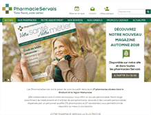 Tablet Screenshot of pharmacieservais.be